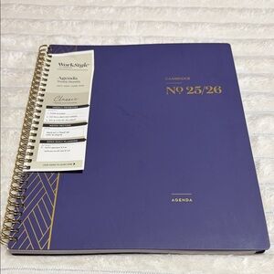 Cambridge WorkStyle Classic Agenda 2025–2026 | Weekly Monthly | Stickers | NEW